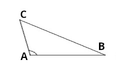 triangolo scaleno ottuso △ABC